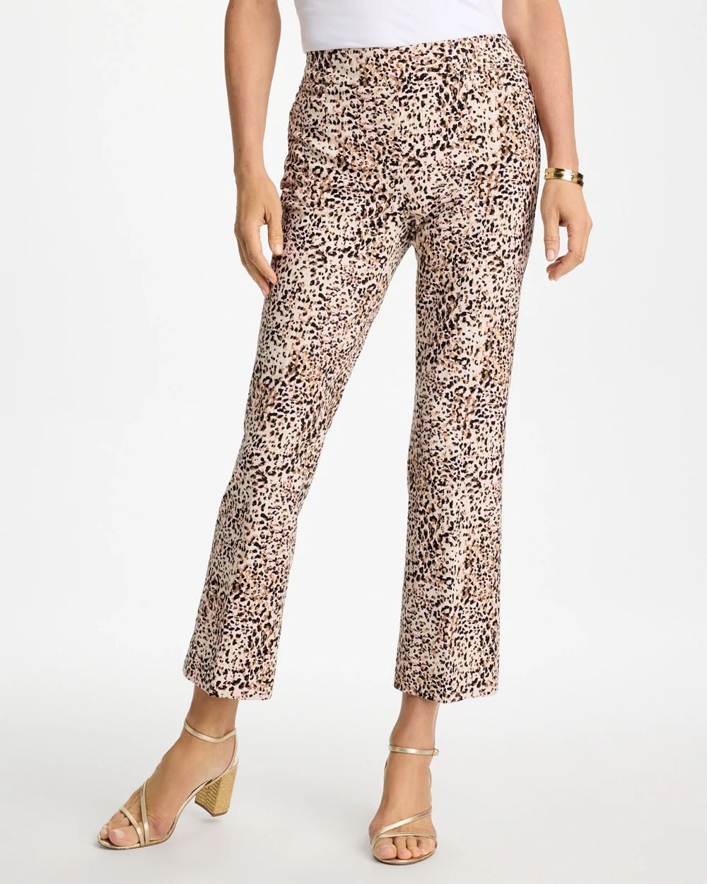 Brigitte™ Animal Print Crop Flare Pants | Chico's